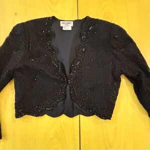American Vintage Black Sequin Blazer